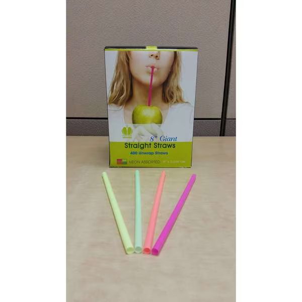 Unwrapped Giant Straw 8